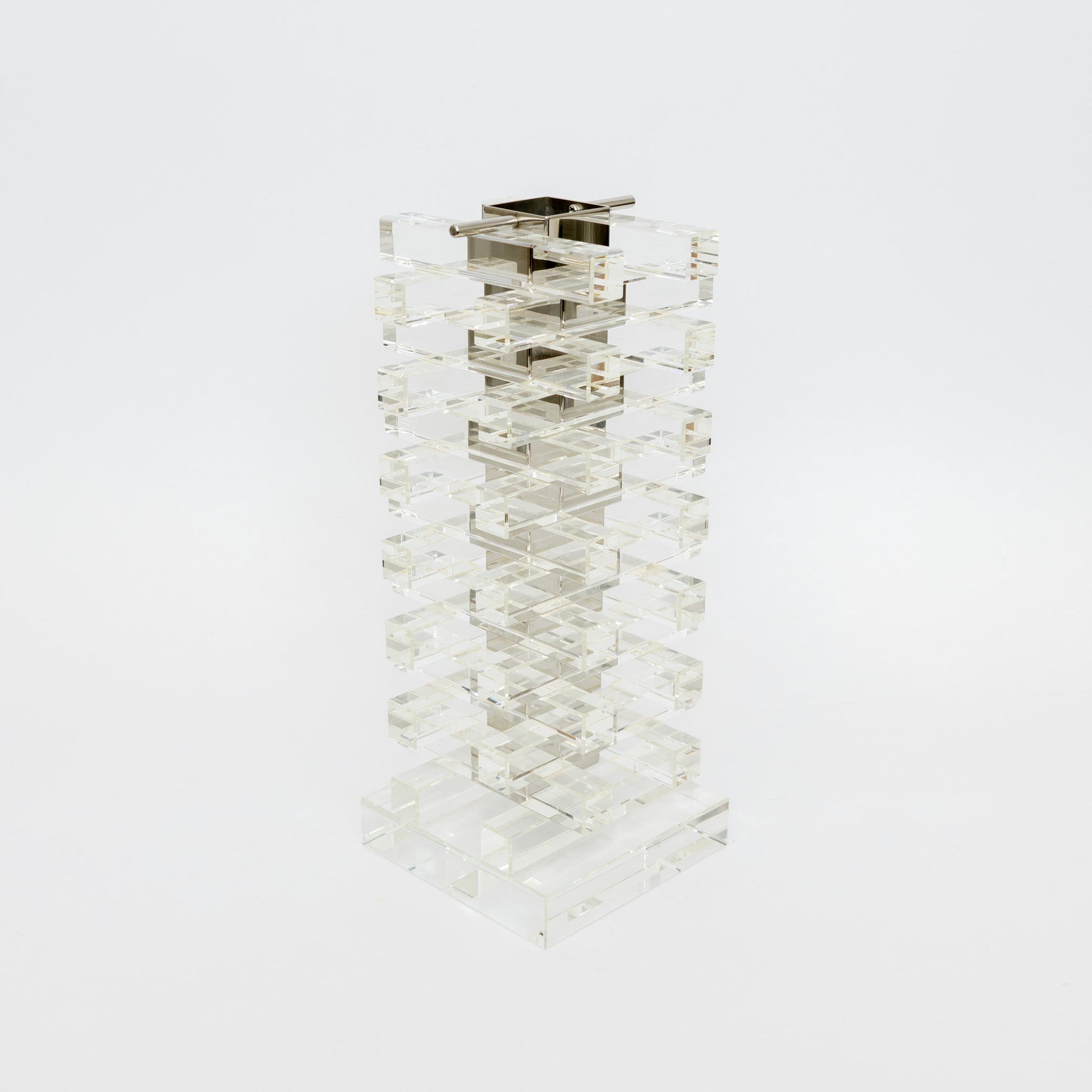 Optical Glass Flower Vase | Tortoise General Store