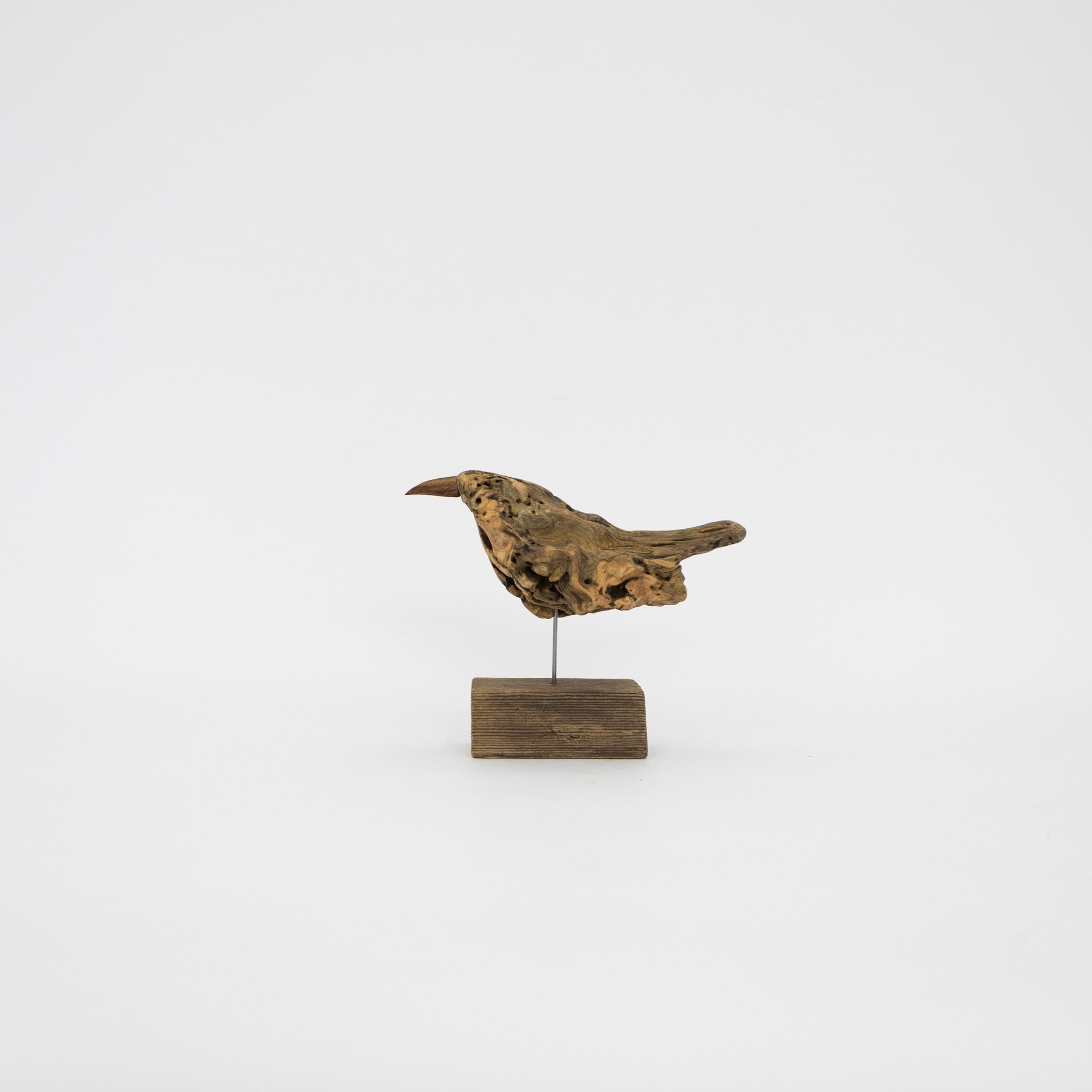 フォークアート ミッドセンチュリー ハイチ 木製 トカゲ ヴィンテージ Osamu Harihara Driftwood Birds | Tortoise General Store