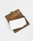 Picus Brass & Light Wood Card Case | Tortoise General Store