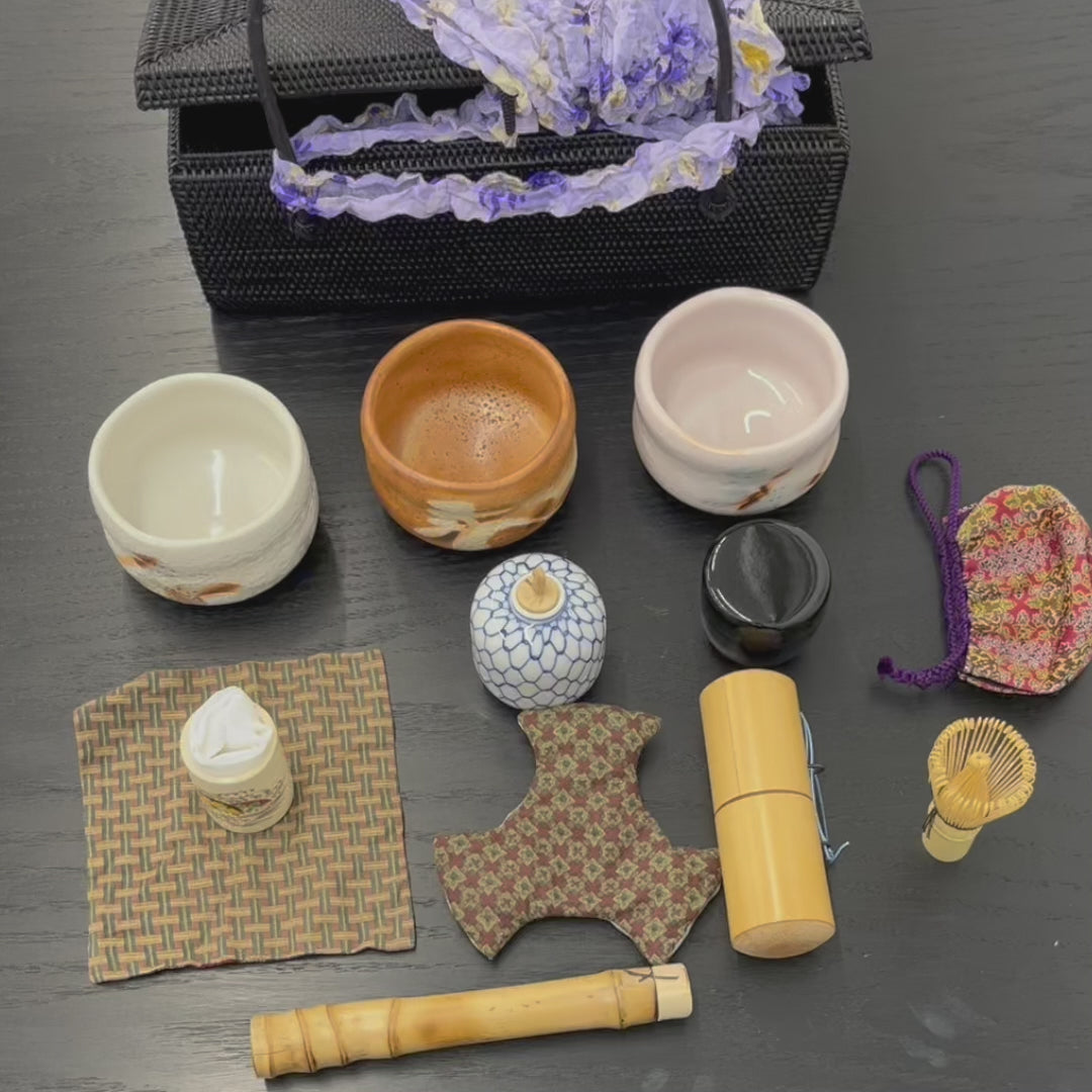 Chabako No.12 - Trio Tea Basket - tortoise general store
