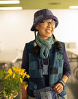 Sashiko Workshop Mini Hanafukin “Flower Cloth” | Tortoise General Store