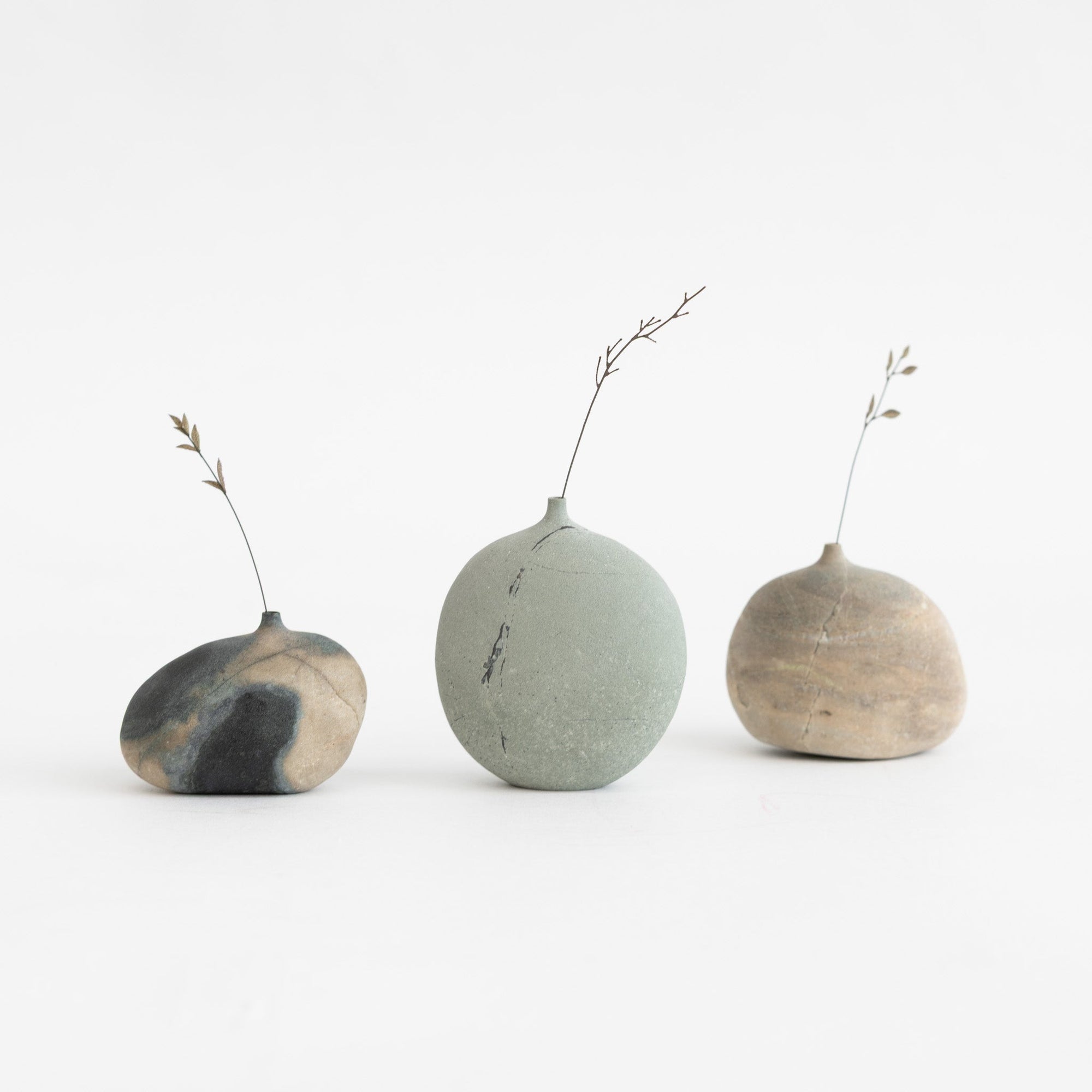 Sea Stone Vases by Mitsuru Koga | Tortoise General Store
