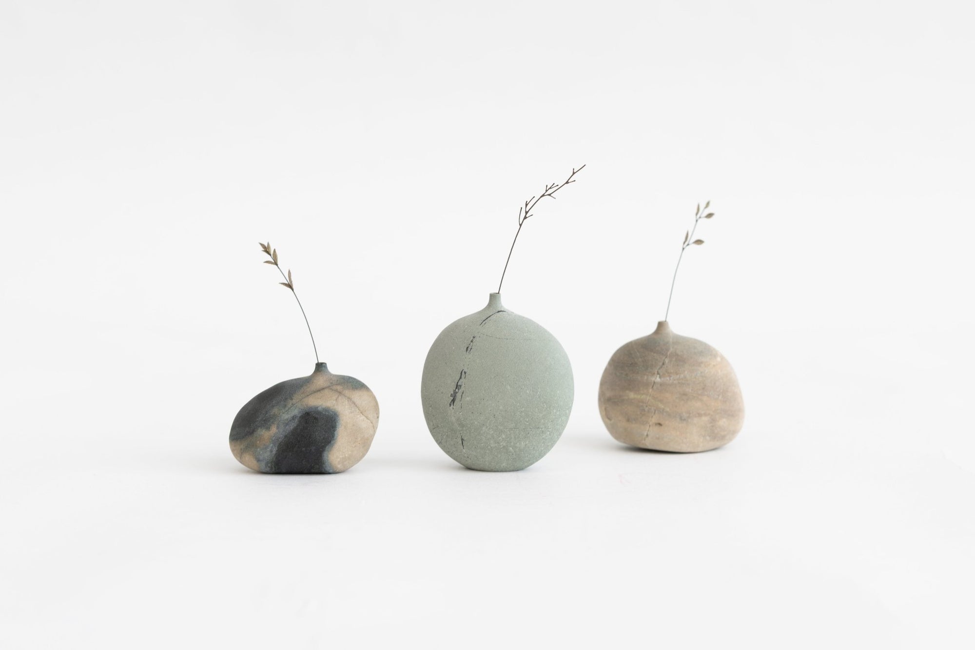 Sea Stone Vases by Mitsuru Koga | Tortoise General Store