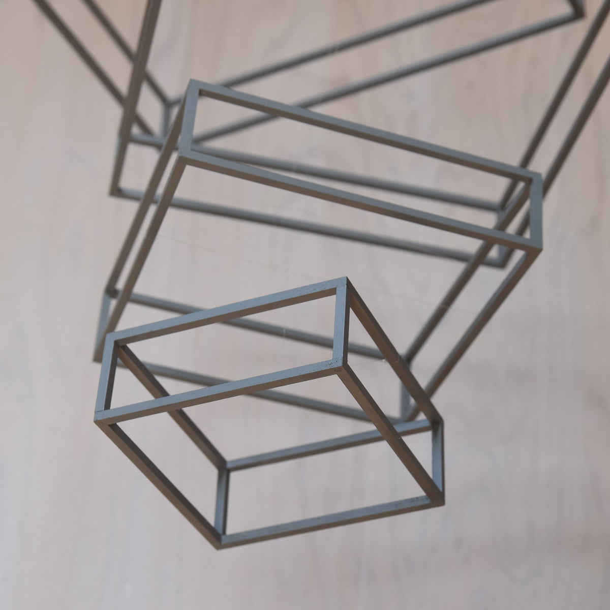 Shigeki Fujishiro Frames B - Gray Square Mobile | Tortoise General Store