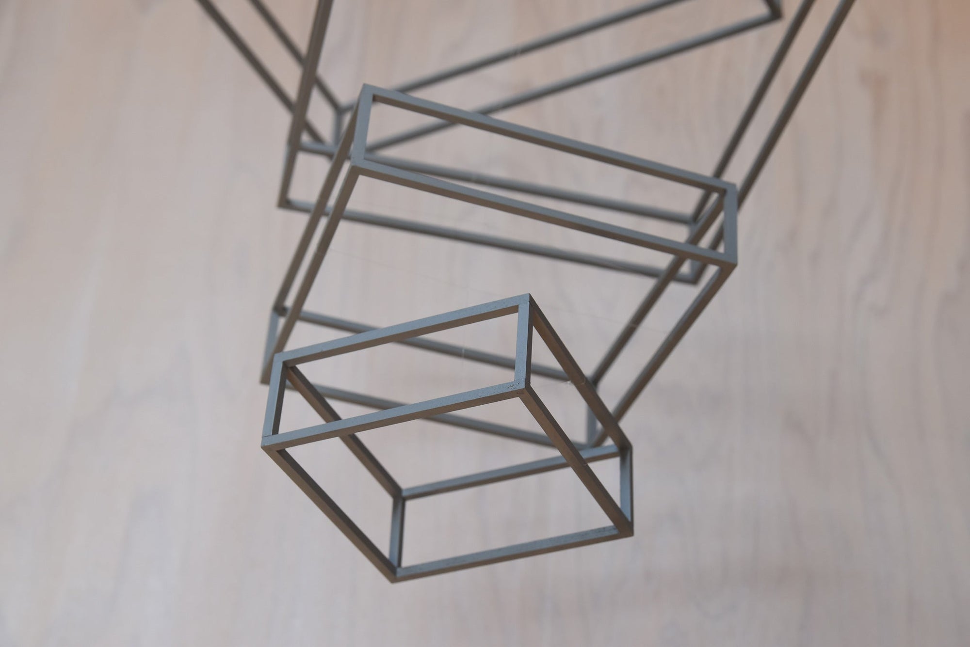 Shigeki Fujishiro Frames B - Gray Square Mobile | Tortoise General Store