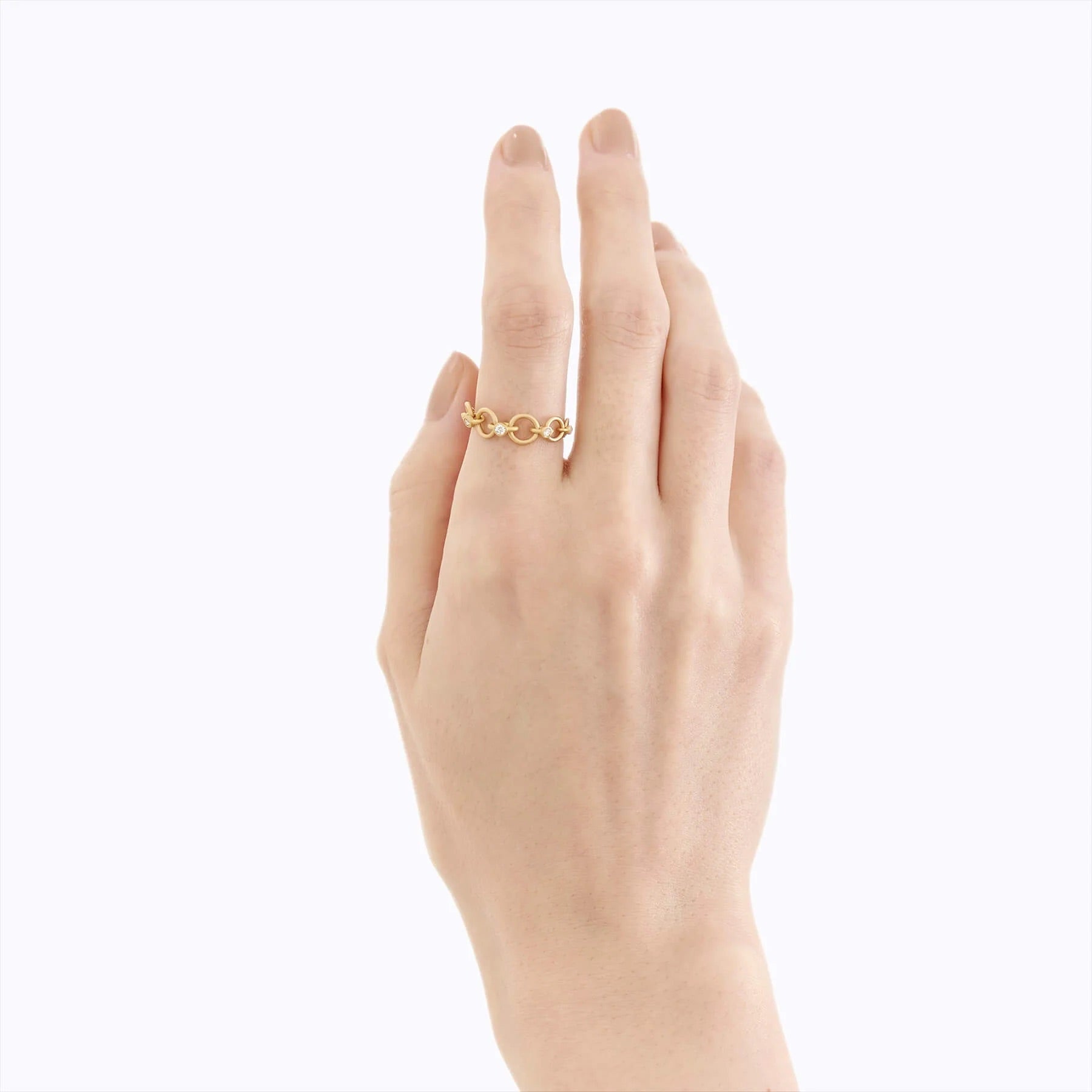 Shihara Diamond Link Ring 01 | Tortoise General Store