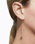 Shihara Half Pearl Chain Earring 0° | Tortoise General Store