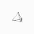 Shihara Triangle Earring 15 White Gold | Tortoise General Store