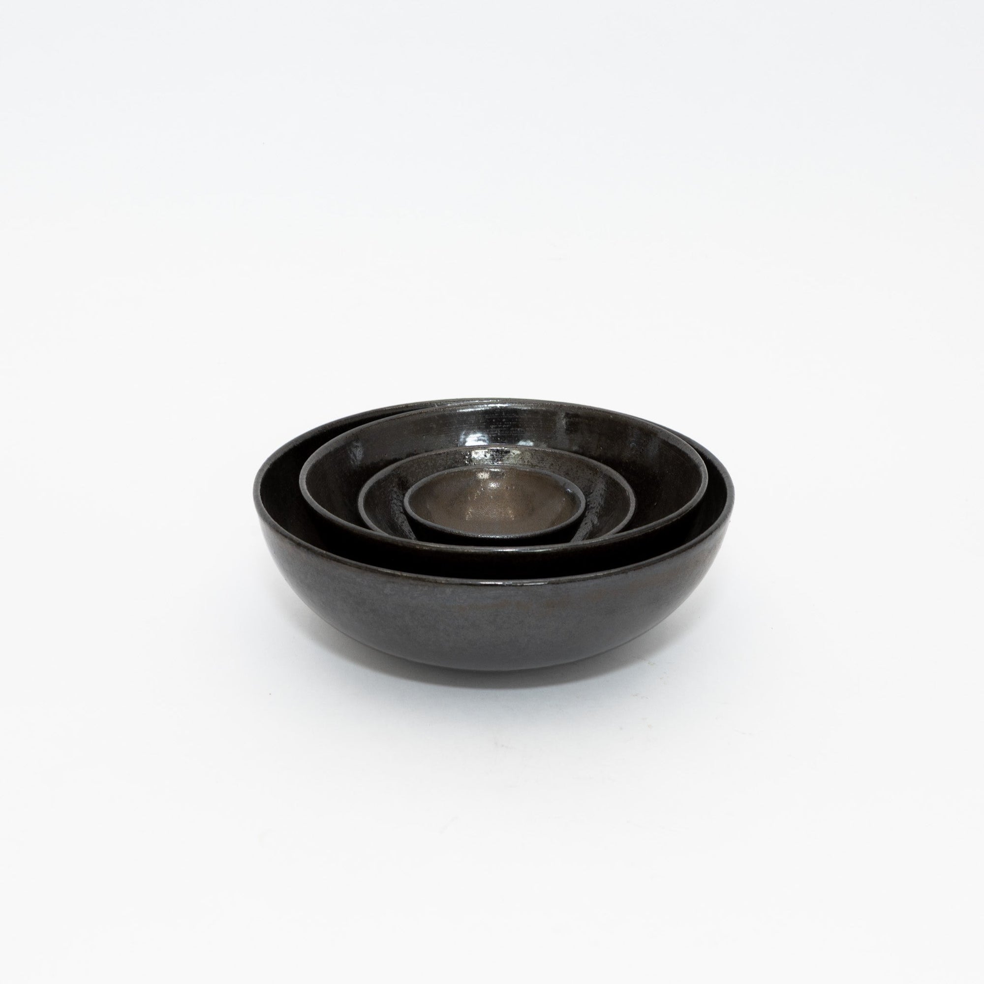 SSAN Black Shallow Bowl | Tortoise General Store