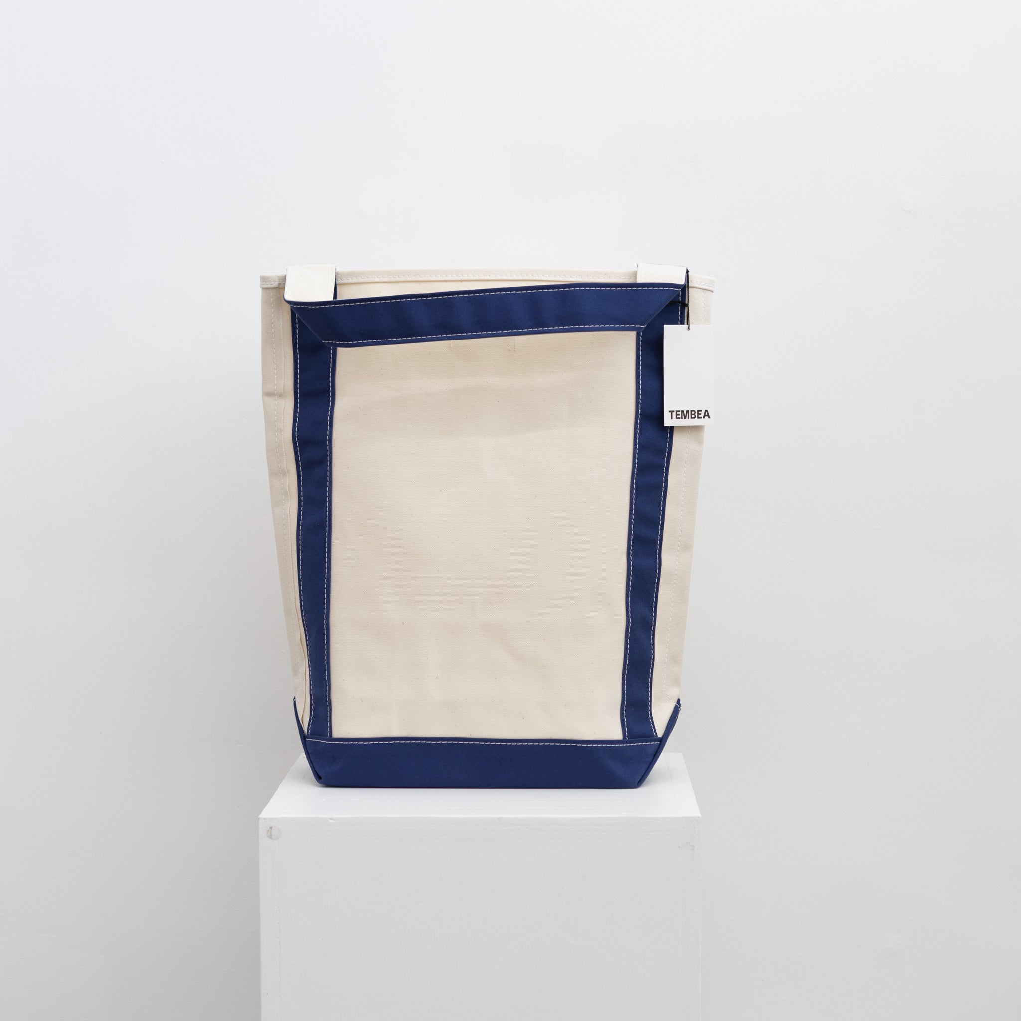 【SALE!!】TEMBEA BAGUETTE TOTE ENAMEL Tembea Baguette Tote with Logo, Black – Moth