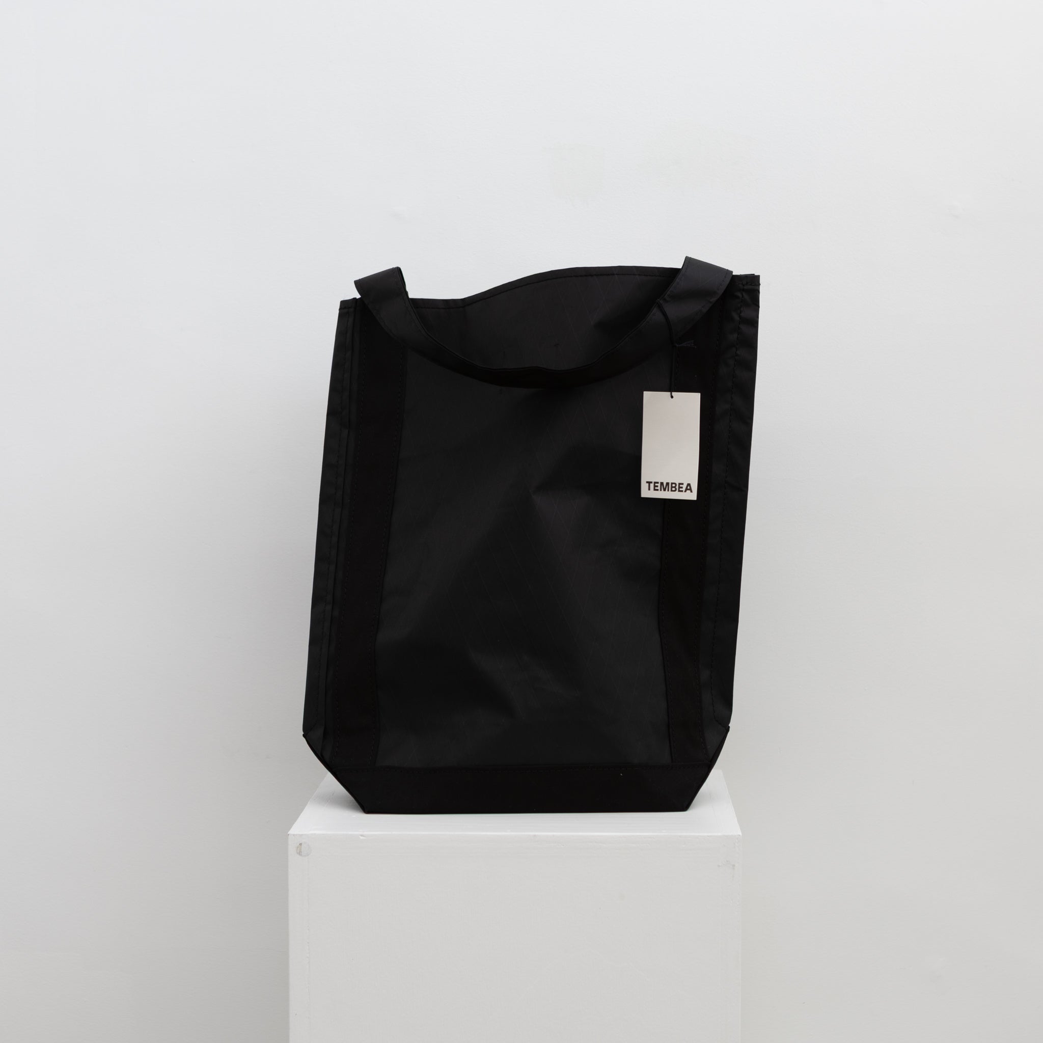 Tembea Black Baguette Tote with Handle X-Pac | Tortoise General Store