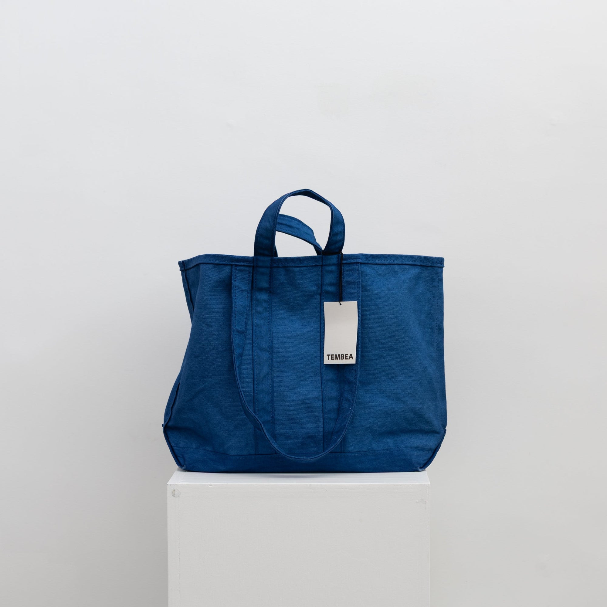 Tembea Market Tote Medium Indigo | Tortoise General Store