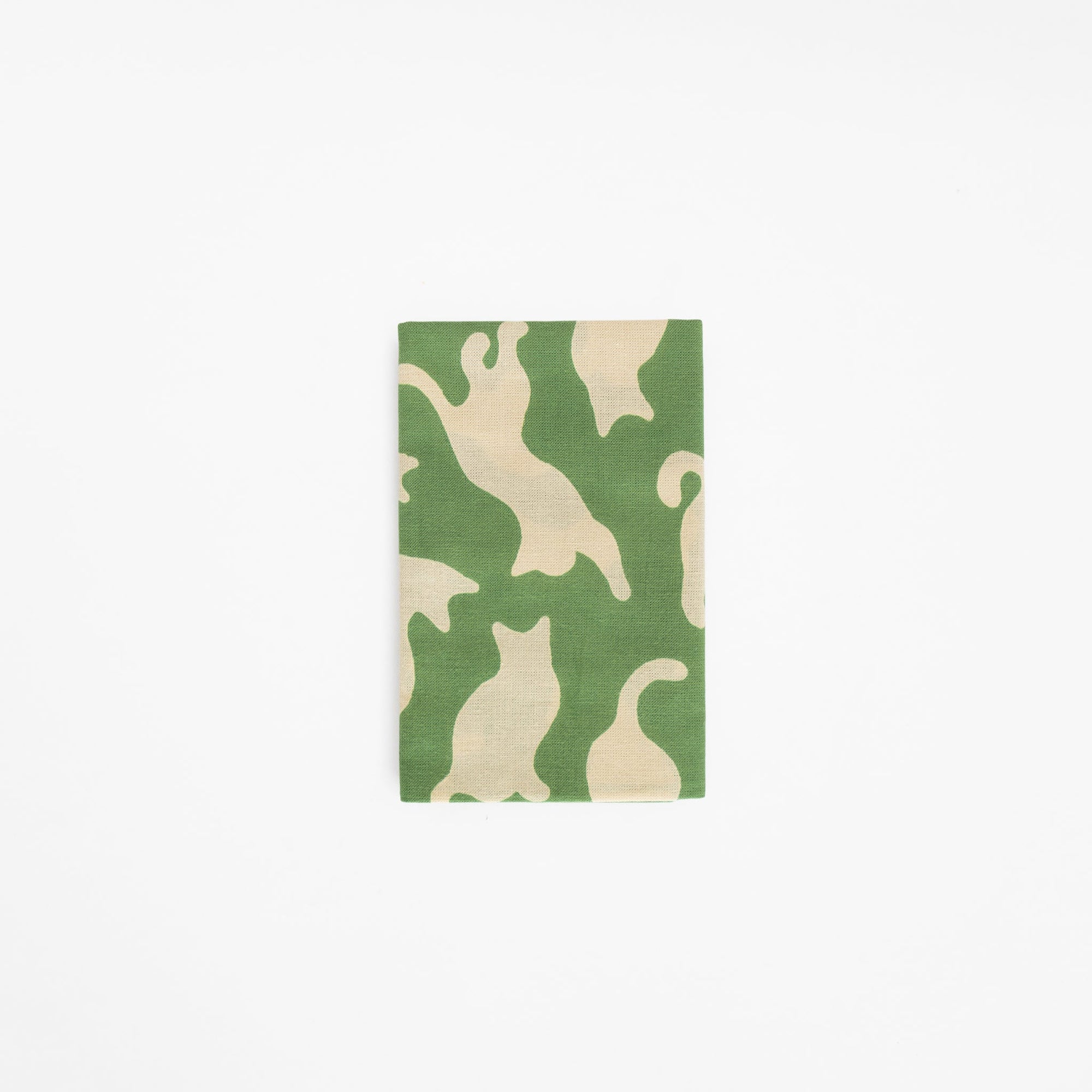 Tenugui - Cats On Green | Tortoise General Store