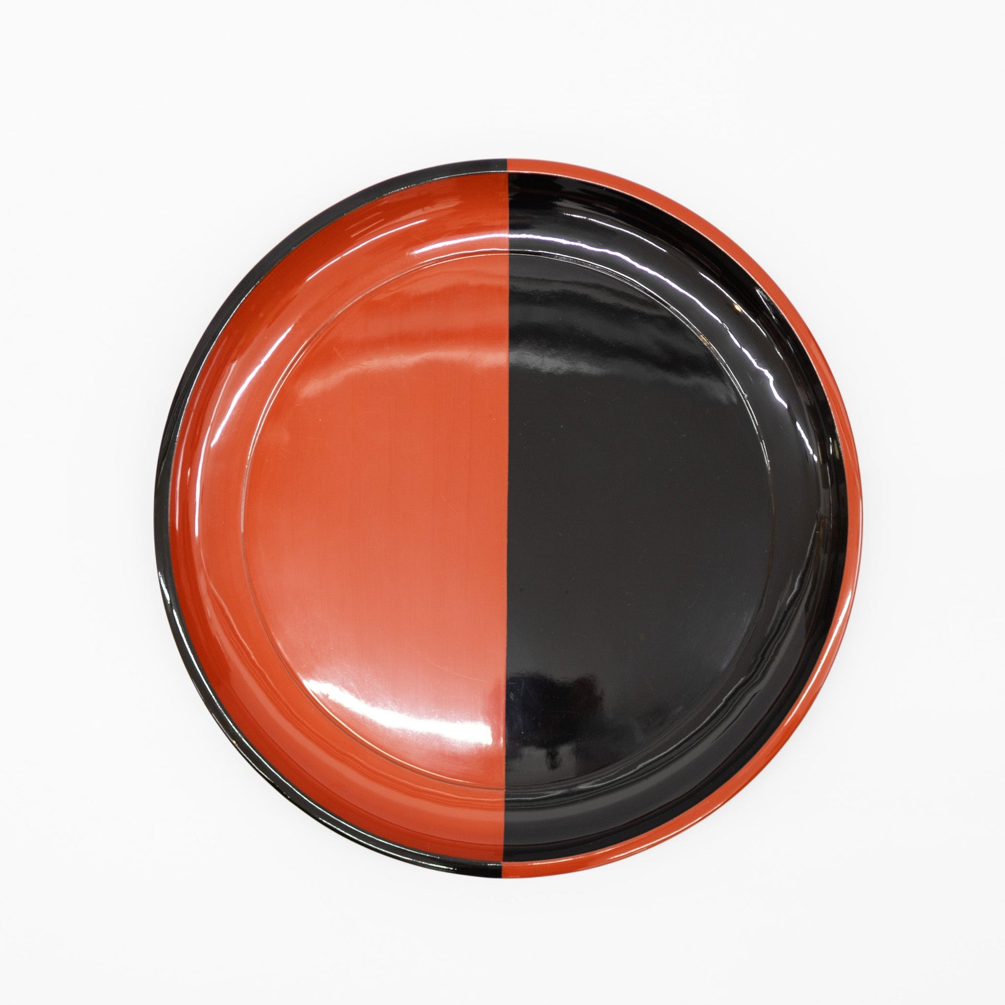 Vermillion and Black Lacquerware Tray | Tortoise General Store