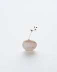 White Marble Sea Stone Vase by Mitsuru Koga | Tortoise General Store