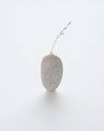 White Marble Sea Stone Vase by Mitsuru Koga | Tortoise General Store