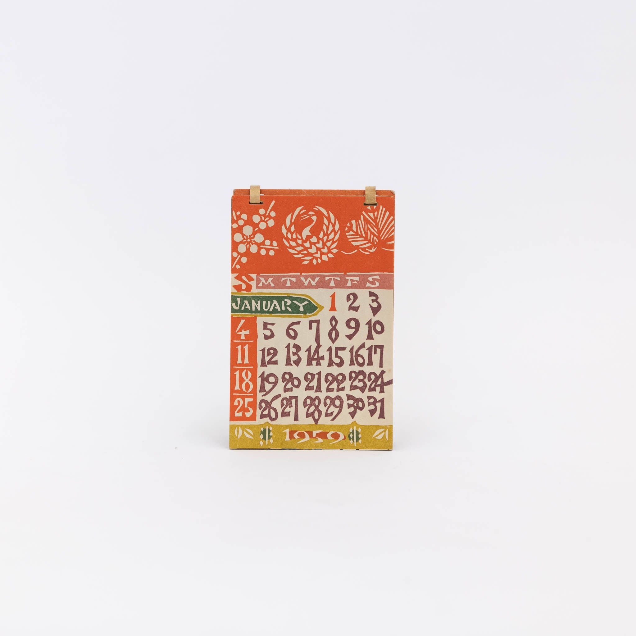 100 1959 Serizawa Calendar | Tortoise General Store