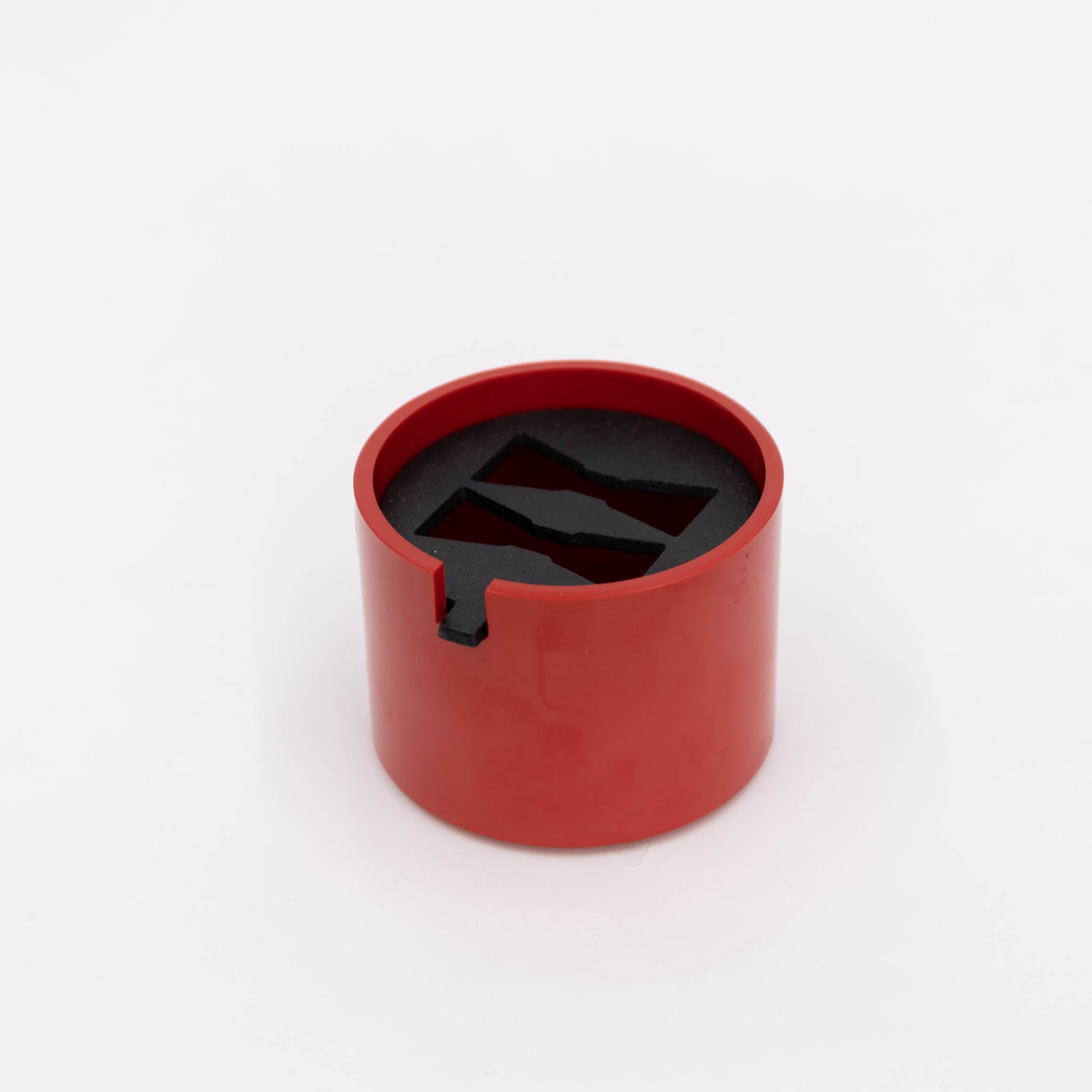 111 60&#39;s, Plastic Ashtray with cast iron lid - Red | Tortoise General Store