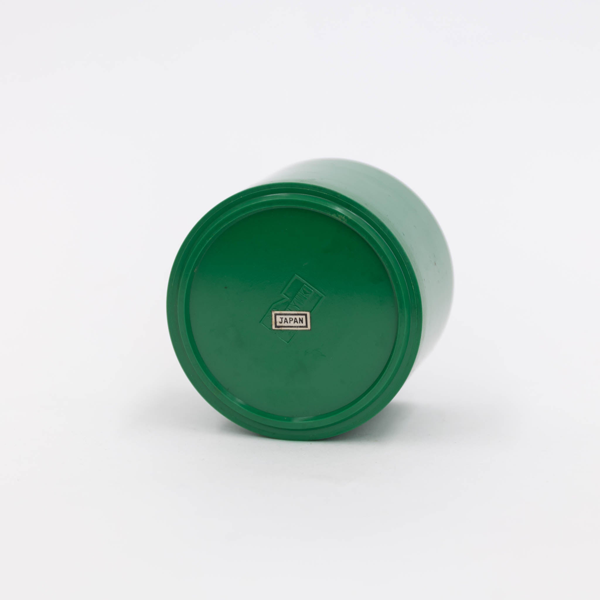 112 60's, Plastic Ashtray with cast iron lid - Green | Tortoise