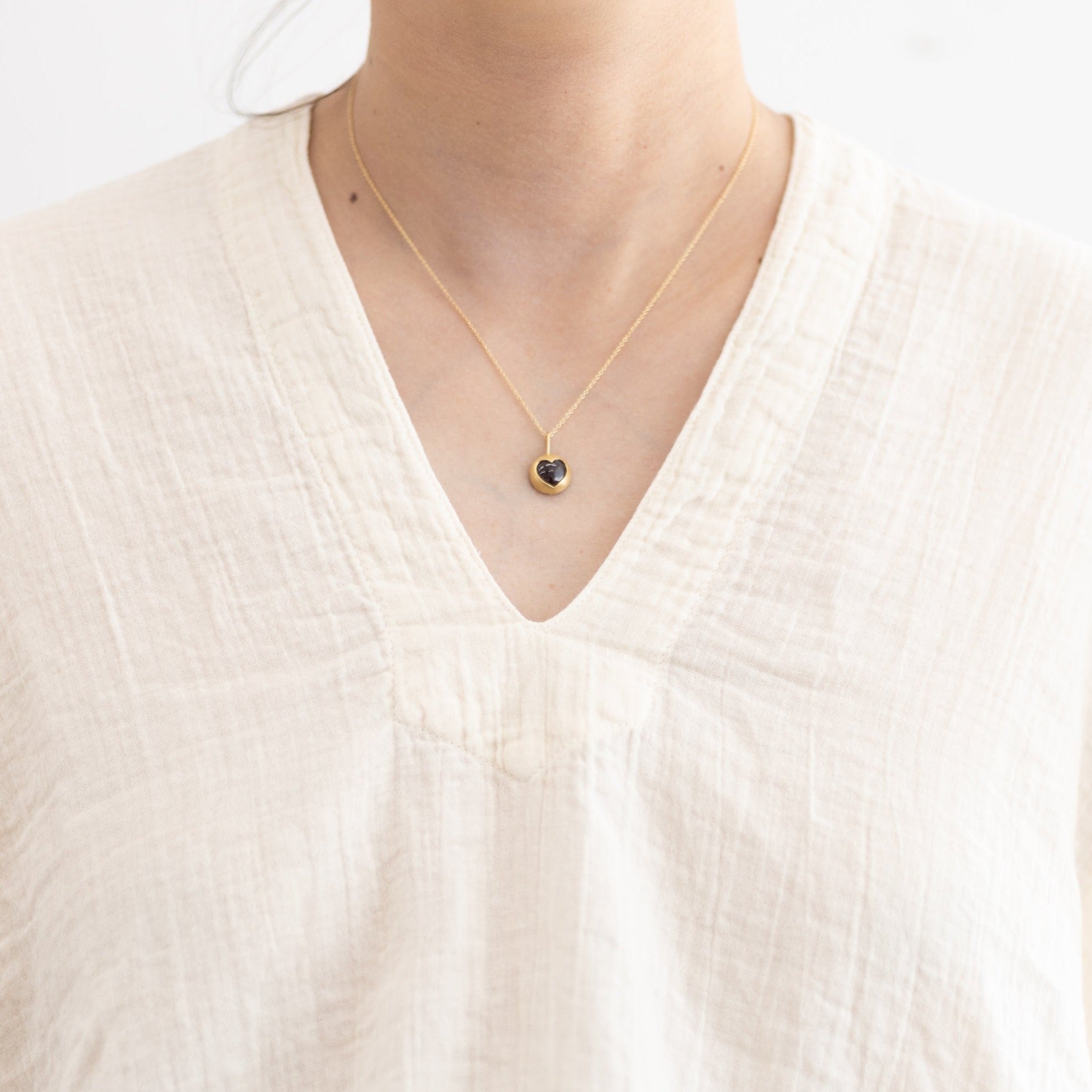 Black Barc 'Heart' Necklace No. 36 | Tortoise General Store