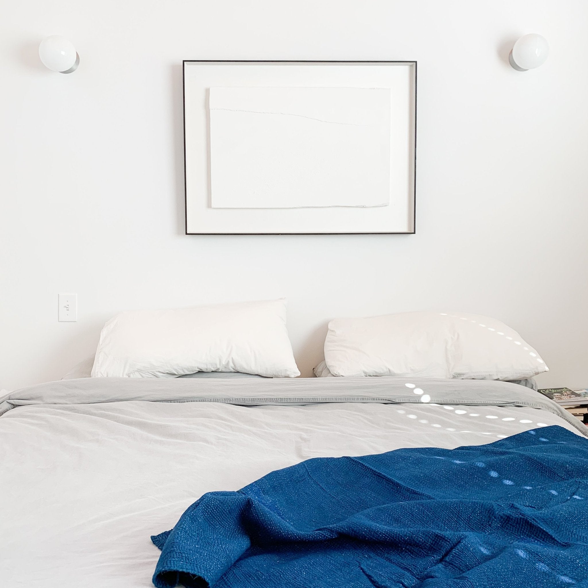 Indigo Over Dye Blankets: Indigo | Tortoise General Store