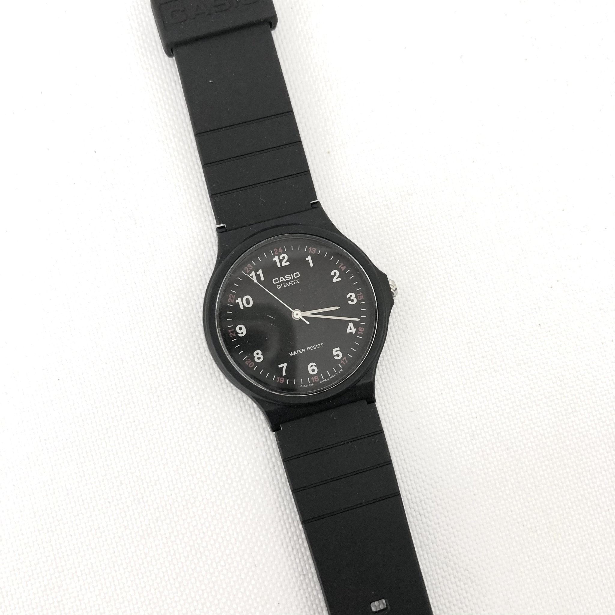 Casio black mini face watch on sale