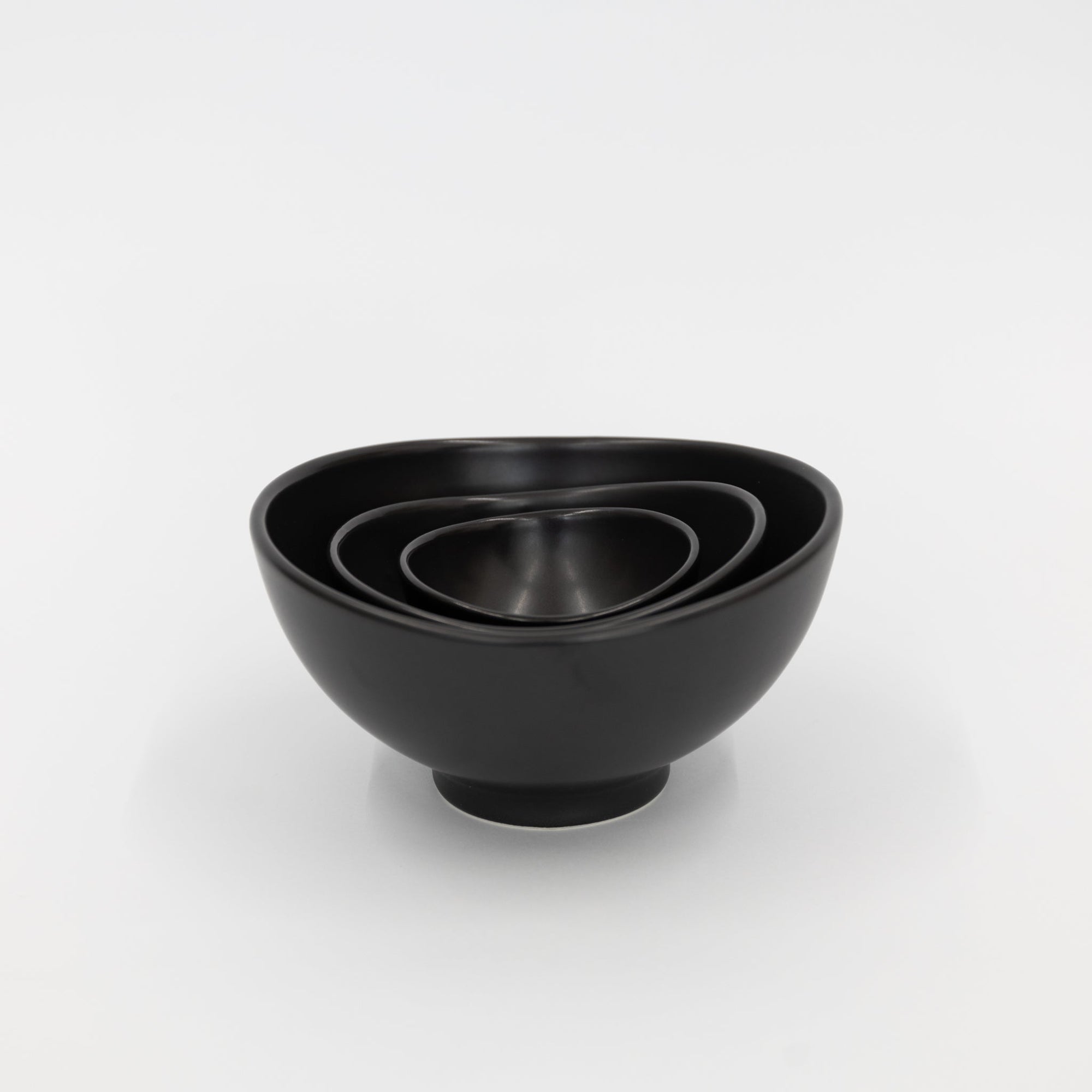 Ceramic Japan Infinity Bowls - Black | Tortoise General Store