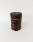 Cherry Wood Tea Leaf Canister - tortoise general store