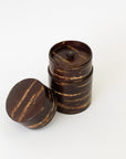 Cherry Wood Tea Leaf Canister - tortoise general store