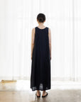 Comoli Wool-Silk Sleeveless Dress X01-02025 | Tortoise General Store
