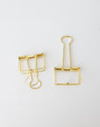 Gold Ligne Clips - tortoise general store