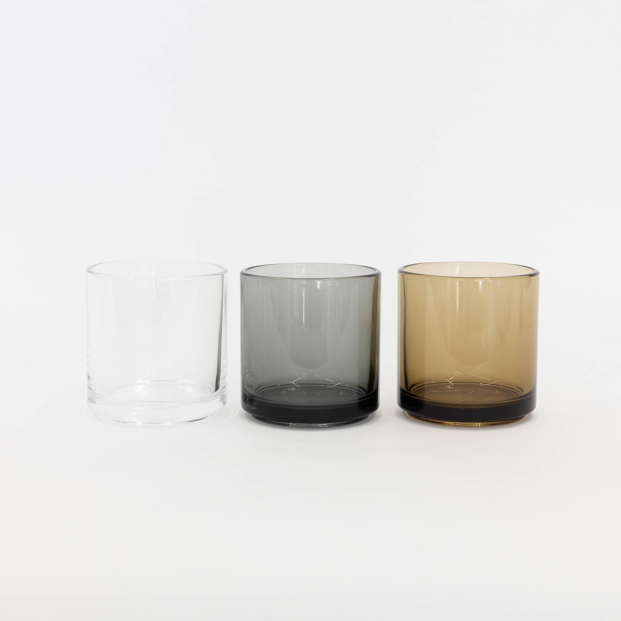 Hasami Glass Tumbler Clear, Set of Three