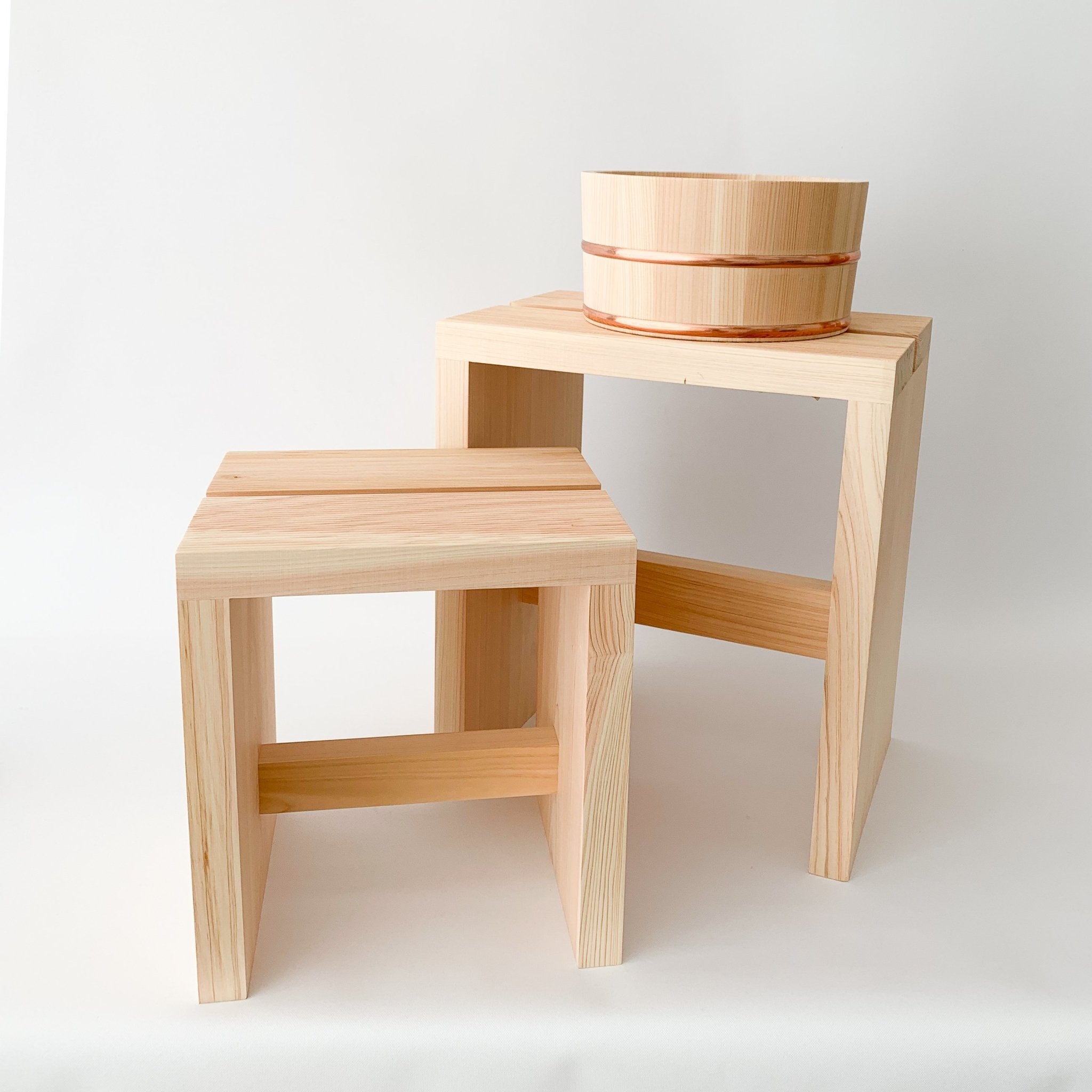 Hinoki Bath Stools Tortoise General Store