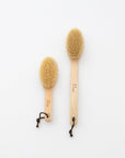 Hinoki Wood Handle Hog Hair Body Brush - tortoise general store