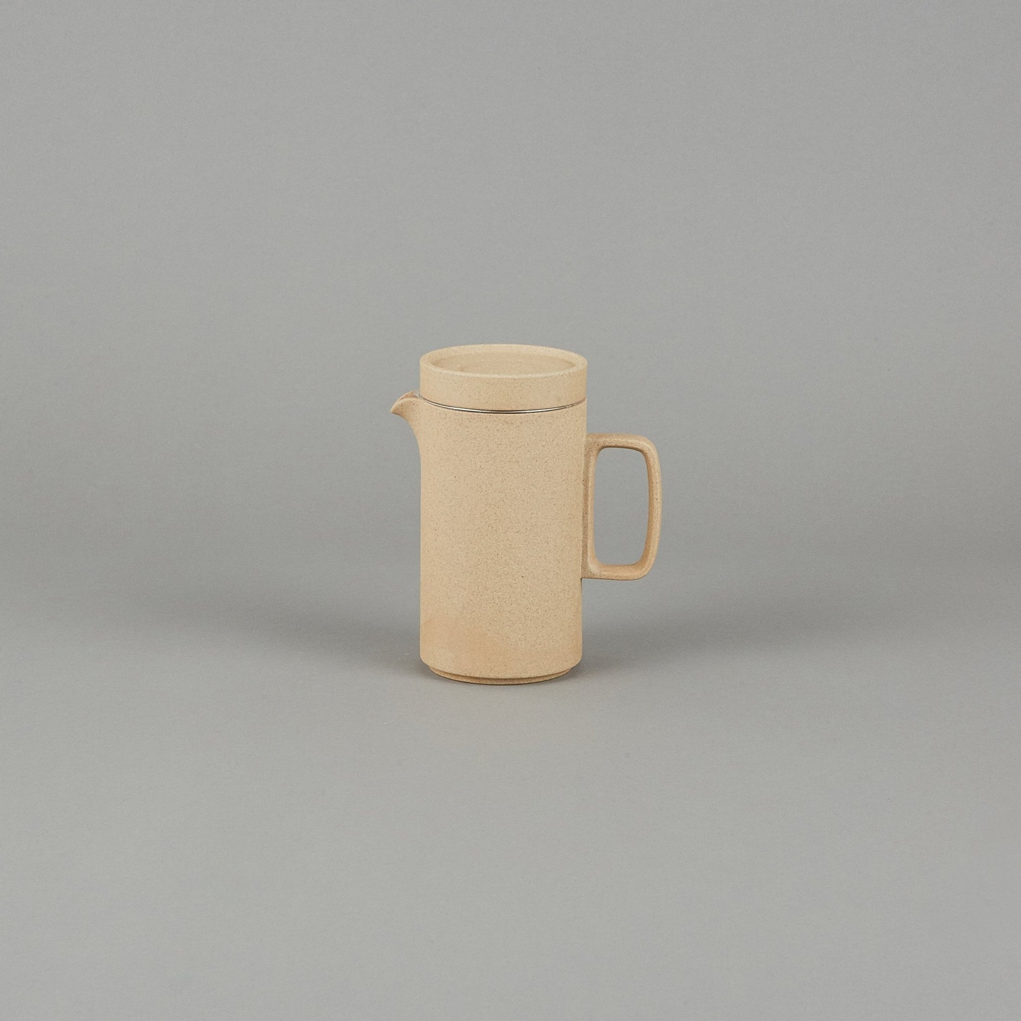Hasami Porcelain - Teapot Tall with Stainless Strainer Natural ø 3.3/8&quot; | Tortoise General Store