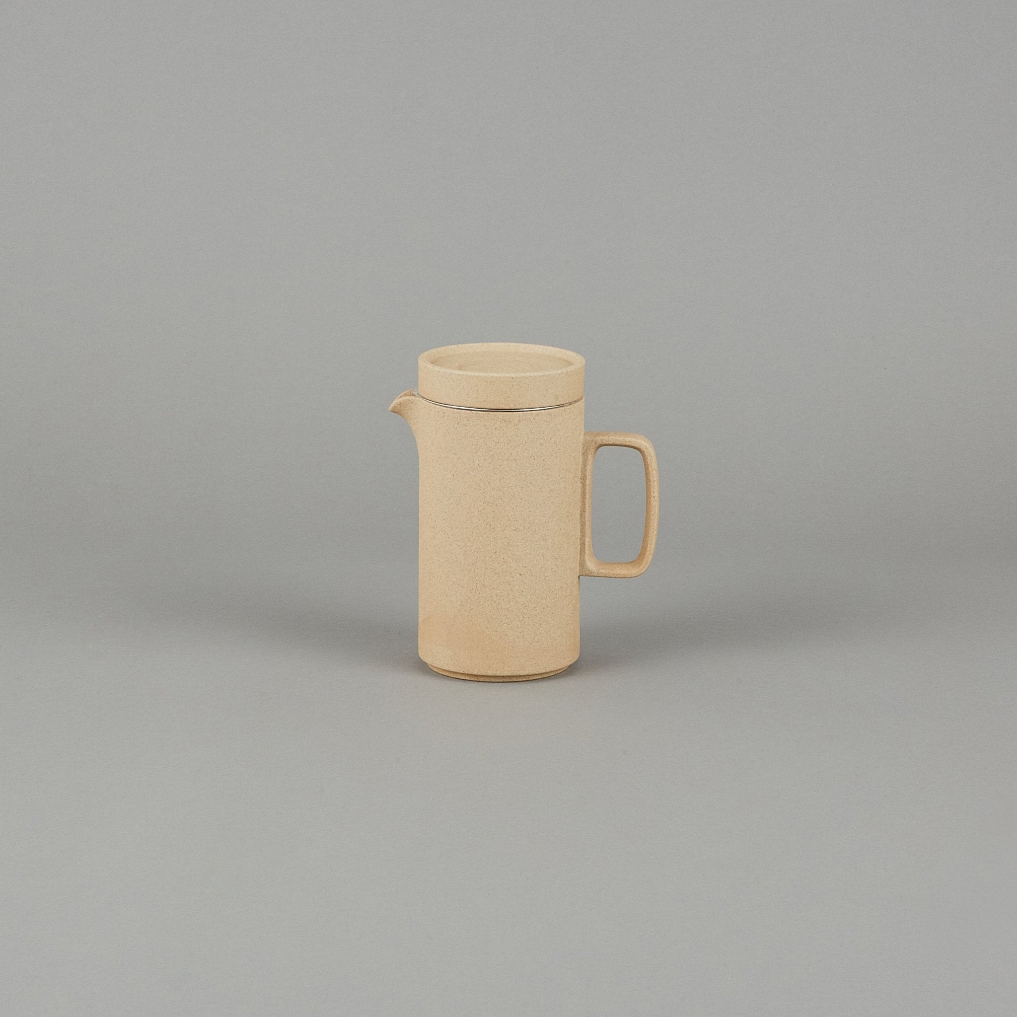 Hasami Porcelain - Teapot Tall with Stainless Strainer Natural ø 3.3/8" | Tortoise General Store