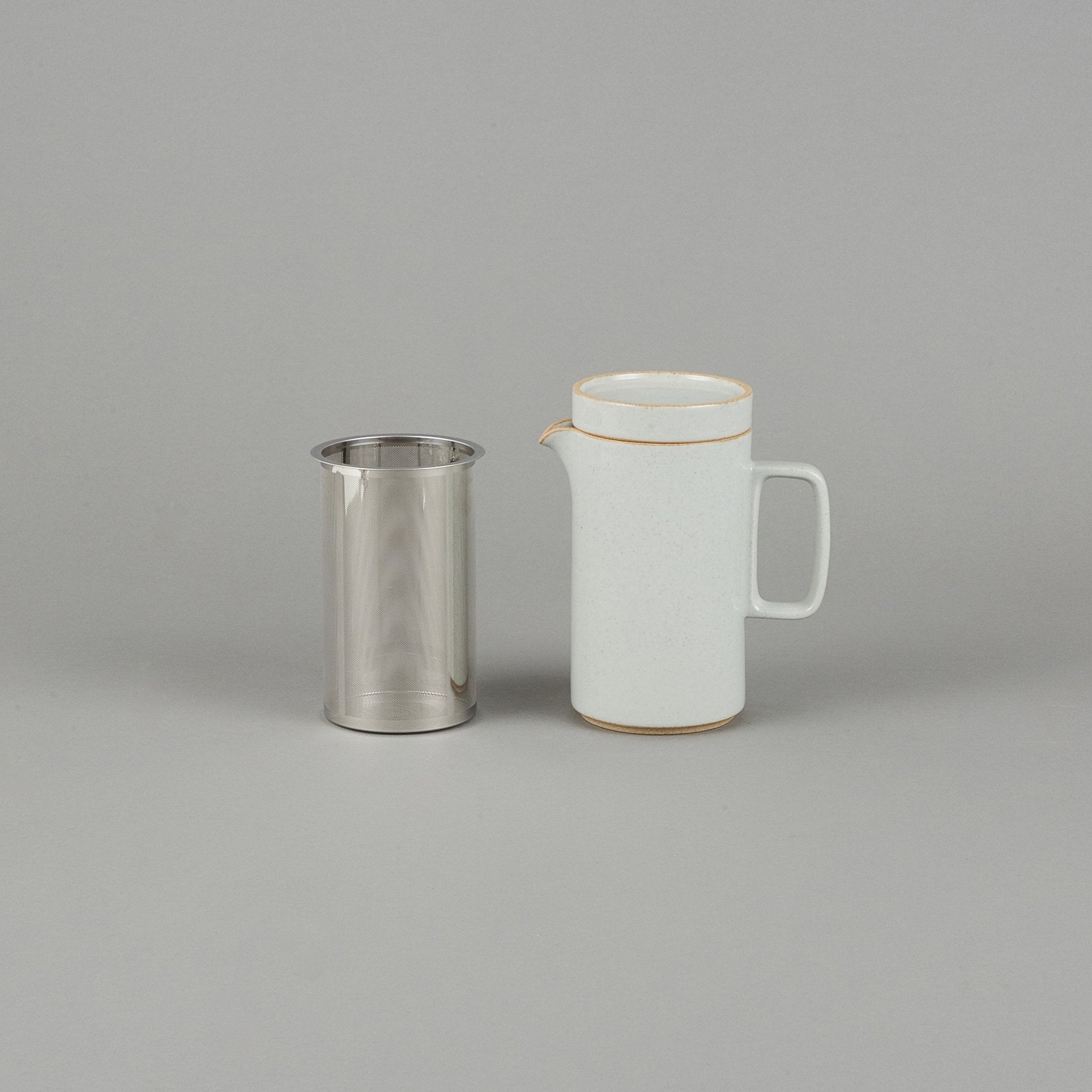 HPM037 - Teapot Tall with Stainless Strainer Gloss Gray ø 3.3/8