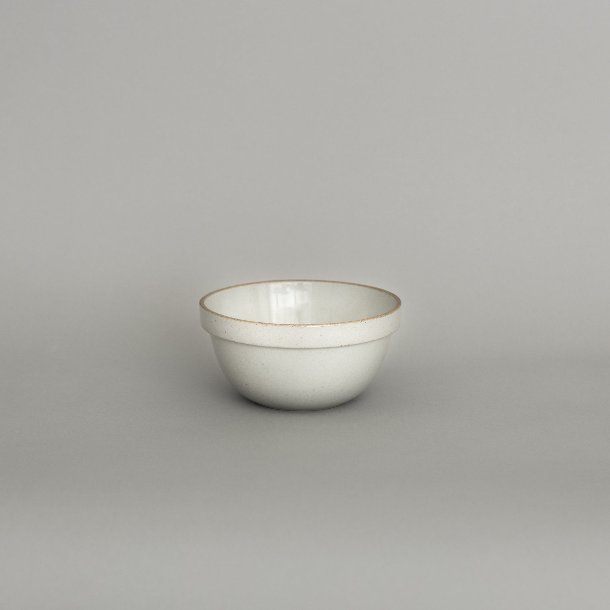 Hasami Porcelain -  Gloss Gray Mid-Deep Round Bowl Small