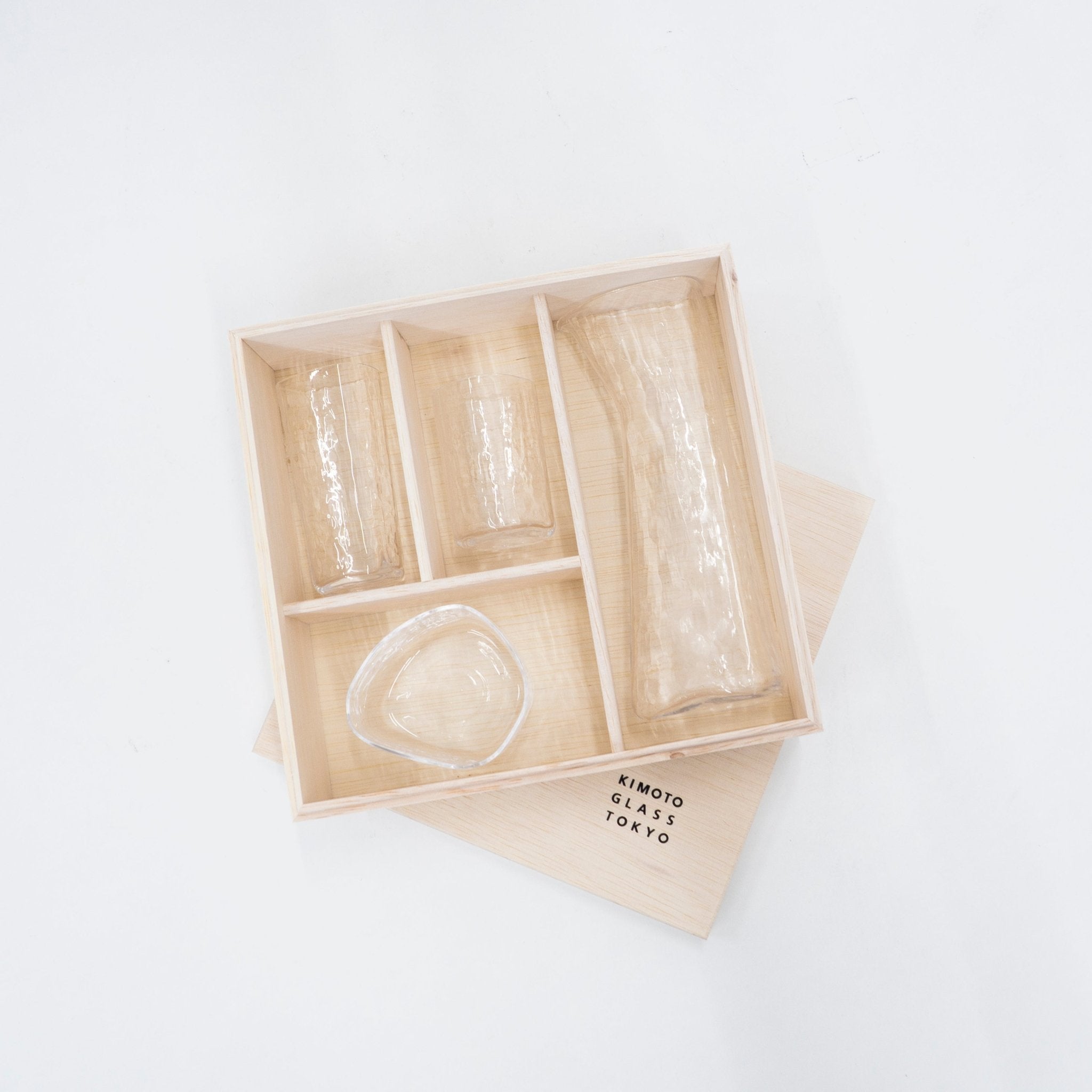 KIMOTO Glass Foison Sake Set | Tortoise General Store