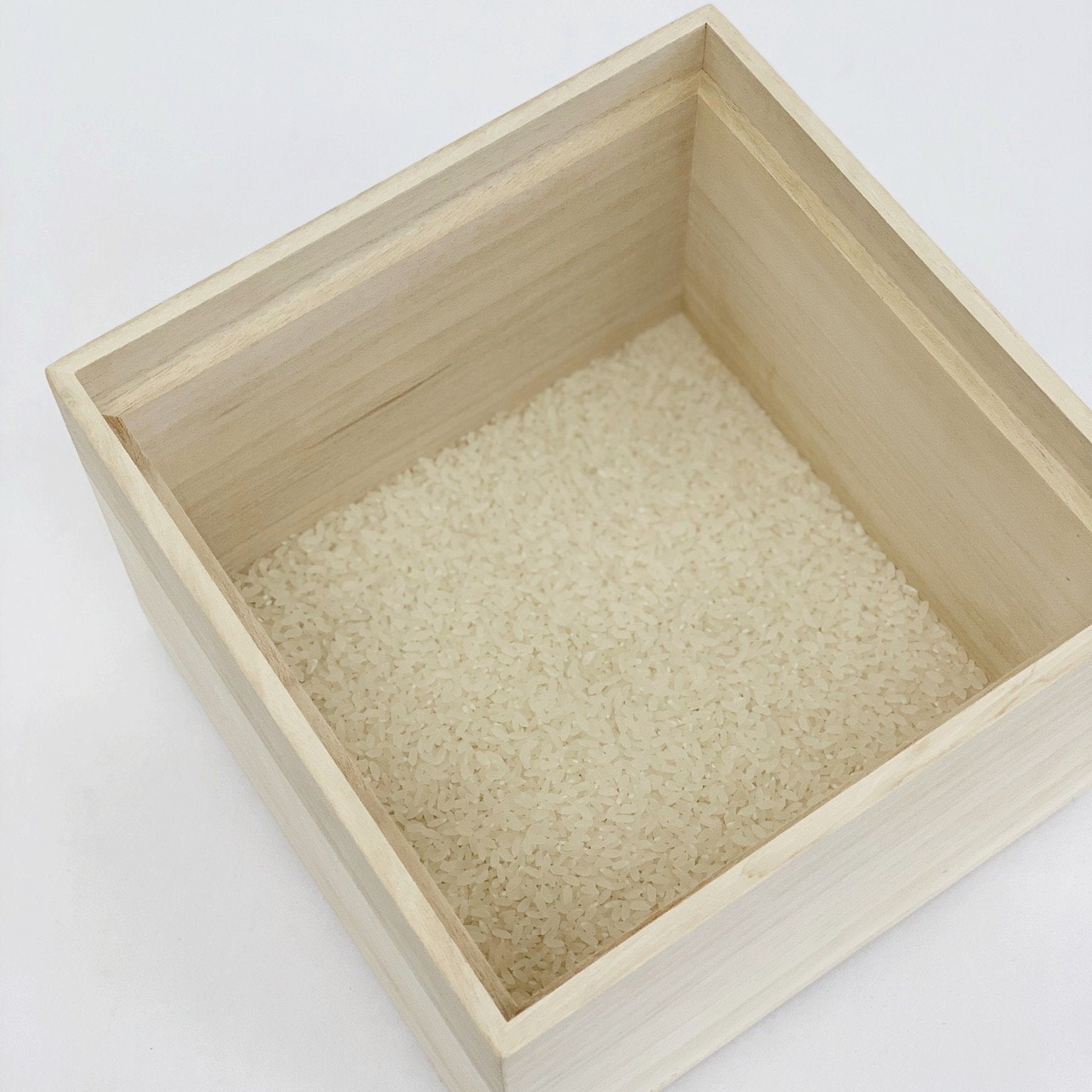 Kiri Wood Stackable Rice Container 3kg - tortoise general store