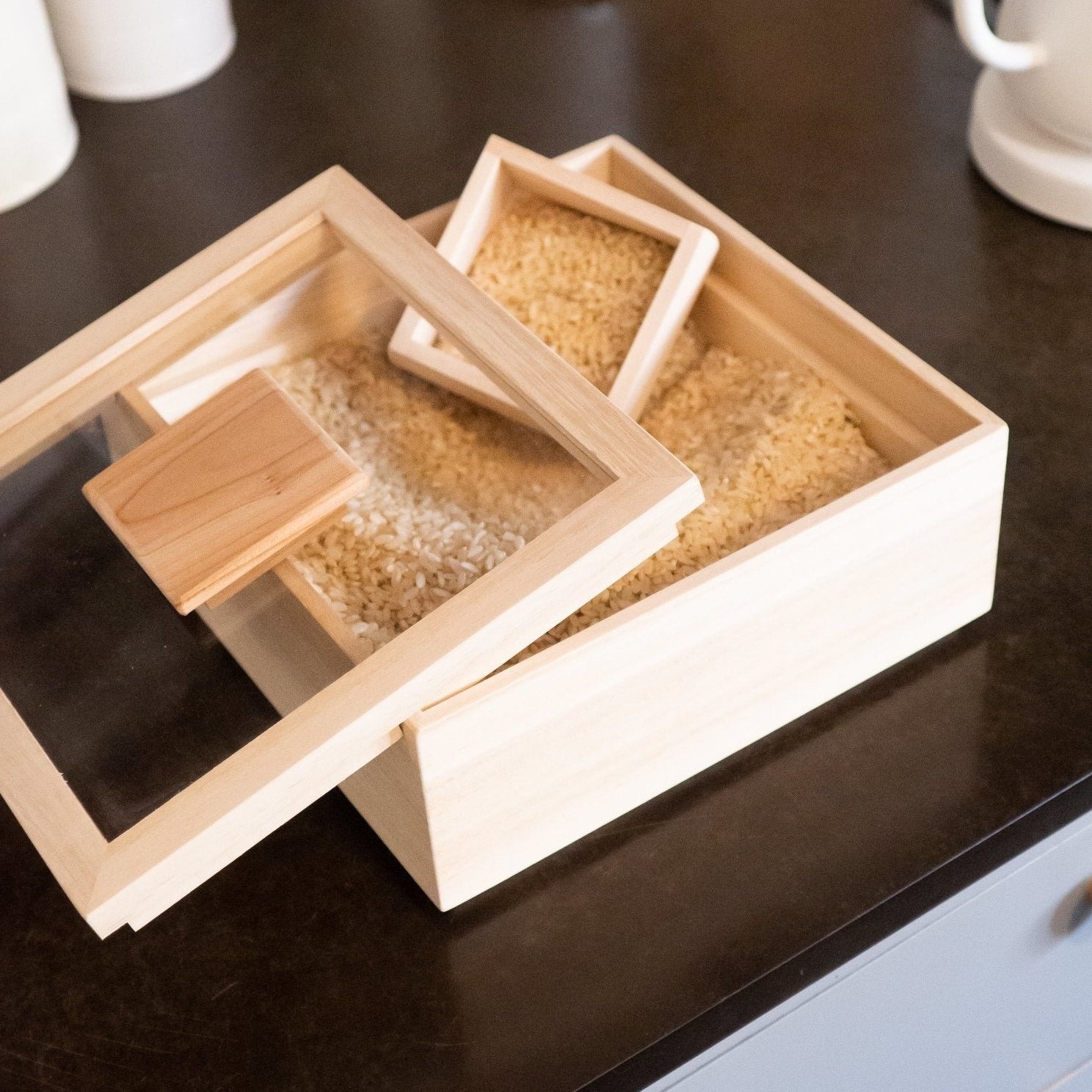 Kiri Wood Rice Containers | Tortoise General Store