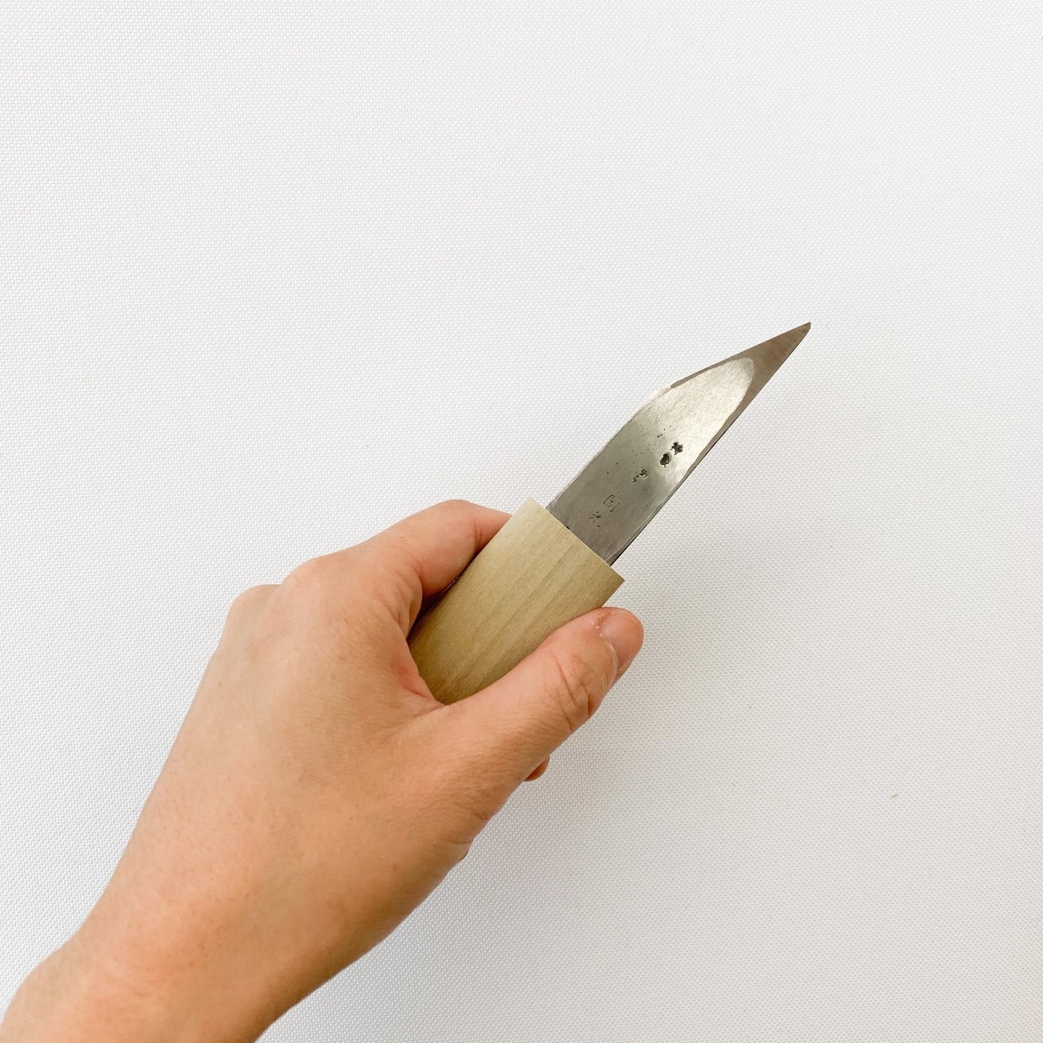 Baishinshi Kiridashi Wood Carving Knife W/ Wooden Handle & Saya 20mm W –  Bernal Cutlery