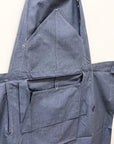 Light Blue Bibbed Apron (Hakui 6909-1) - tortoise general store