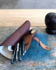 M+ Roll Leather Pencase - tortoise general store