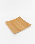 Orange Pine Natural Plywood Square Dish | Tortoise General Store