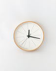 Plywood Lines Clock (YK18-17) - tortoise general store