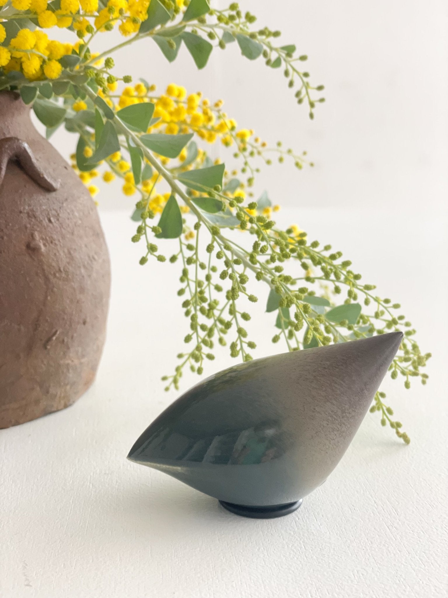 Rie Ito&#39;s Ceramic Oval Birds | Tortoise General Store