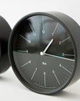 Riki Steel Clock Black WR17-10 - tortoise general store