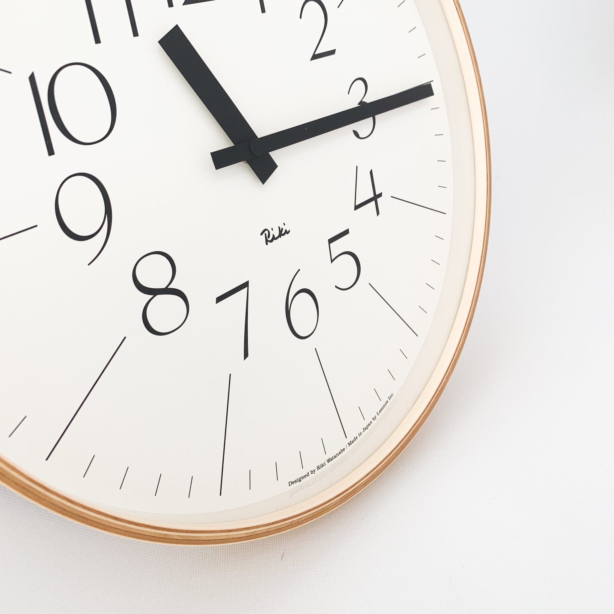 Riki Numbers Clock | Tortoise General Store