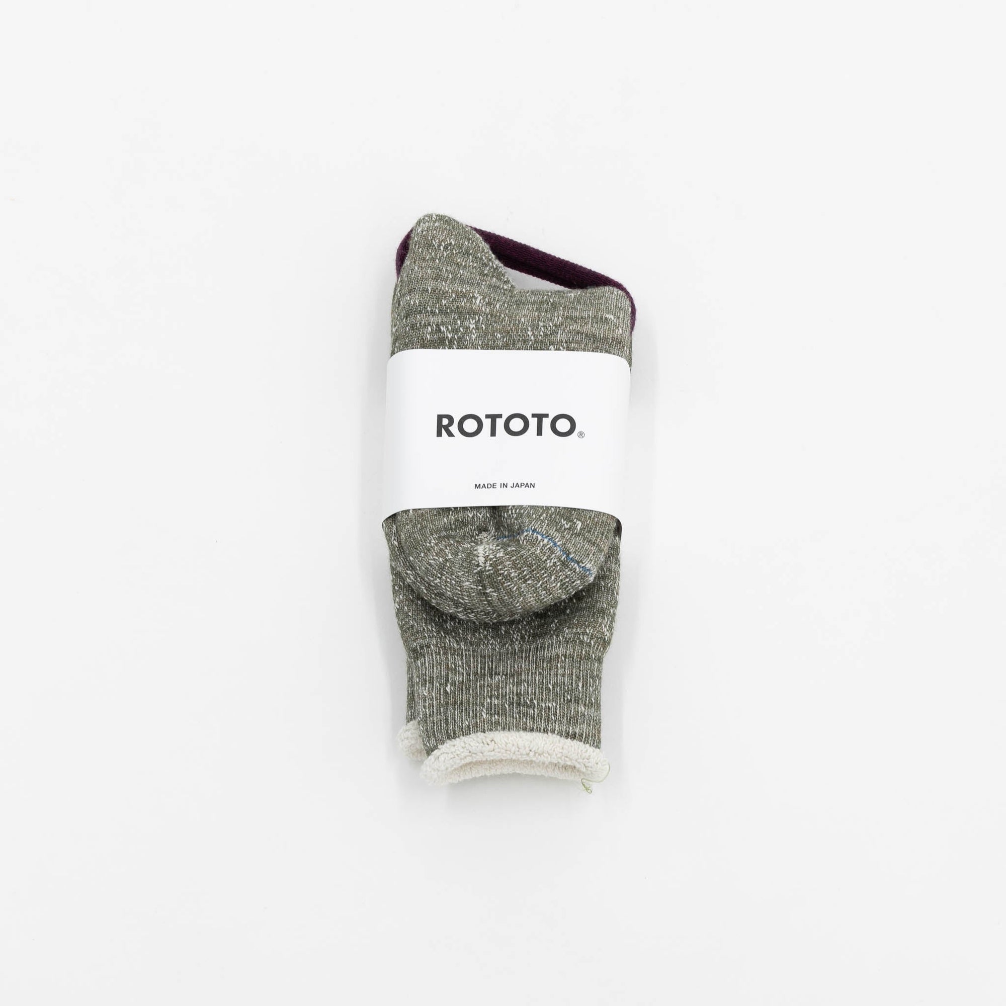 ROTOTO Double Face Crew Socks | Tortoise General Store